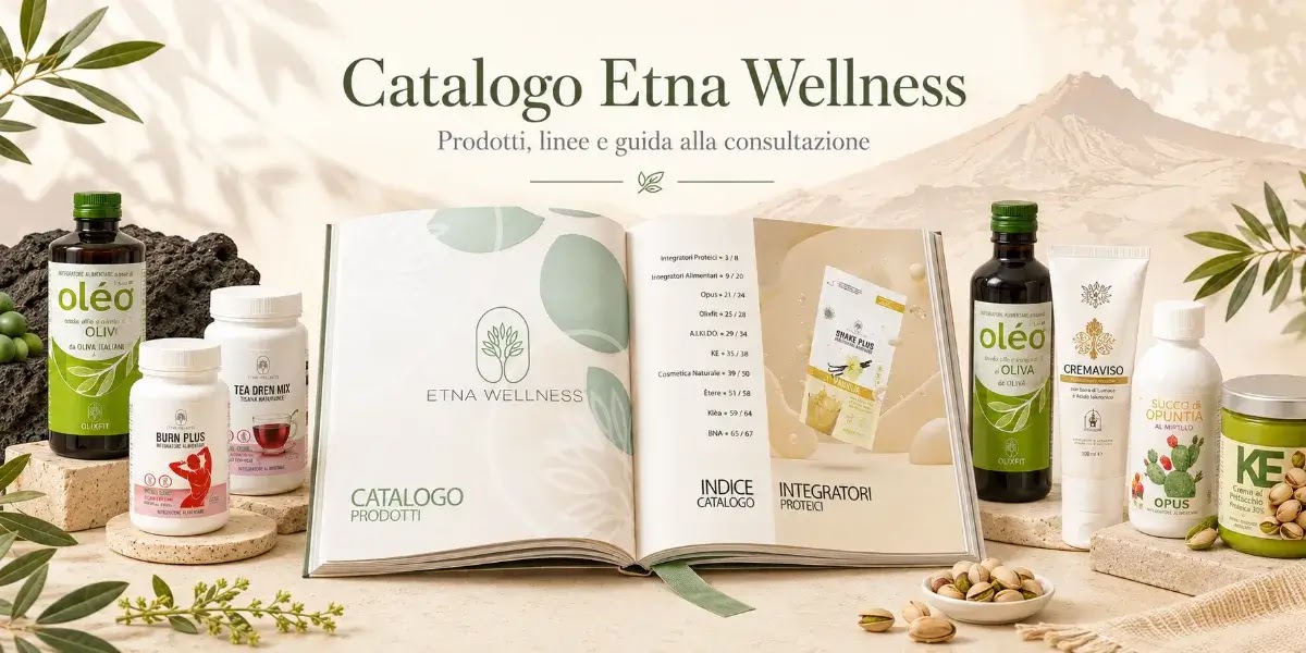 Catalogo Etna Wellness con prodotti e linee
