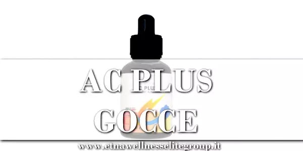 AC Plus gocce Etna Wellness integratore alimentare con vitamina C B3 taurina e acetil L-carnitina