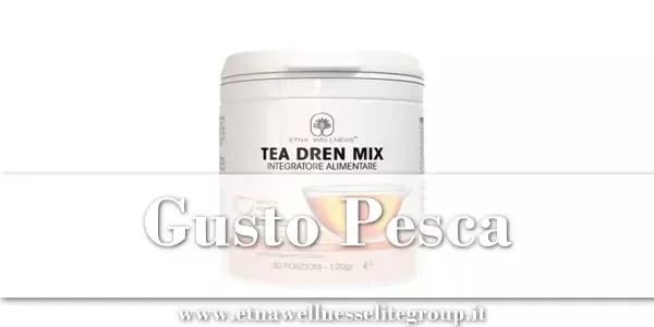 Tea Dren Mix Pesca Etna Wellness bevanda drenante gusto pesca fredda