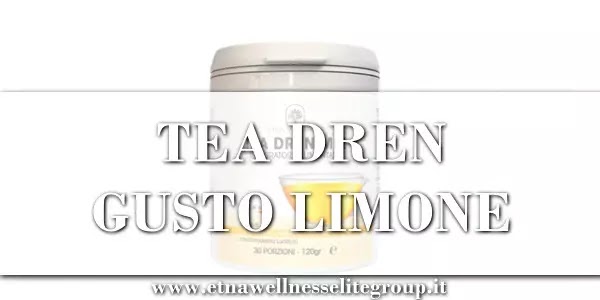 Tea Dren Mix Limone Etna Wellness bevanda drenante al limone fredda