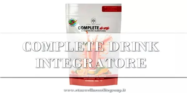Complete Drink Etna Wellness integratore in polvere con fibre vitamine fermenti ed enzimi