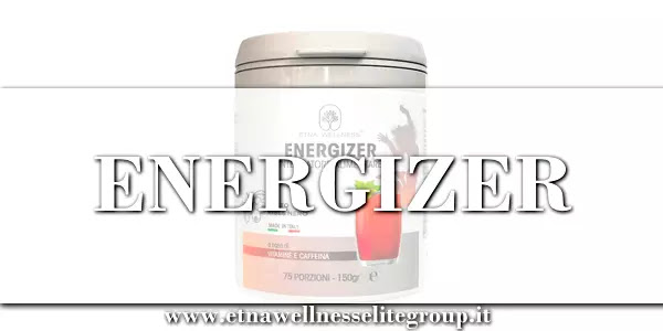 Energizer Etna Wellness integratore in polvere solubile per energia fisica e mentale con vitamine ed estratti vegetali