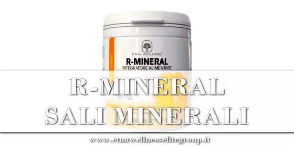 R-Mineral Etna Wellness integratore di sali minerali con magnesio potassio calcio e vitamina D