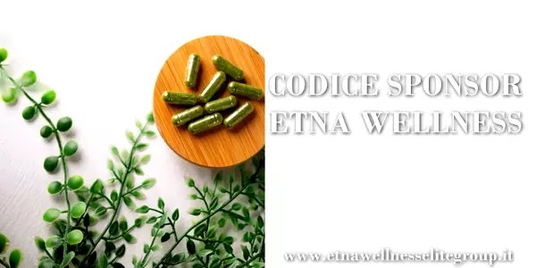 Codice sponsor Etna Wellness 4267431 per registrazione e shop aziendale