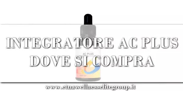 AC Plus gocce dove si compra online nello shop Etna Wellness