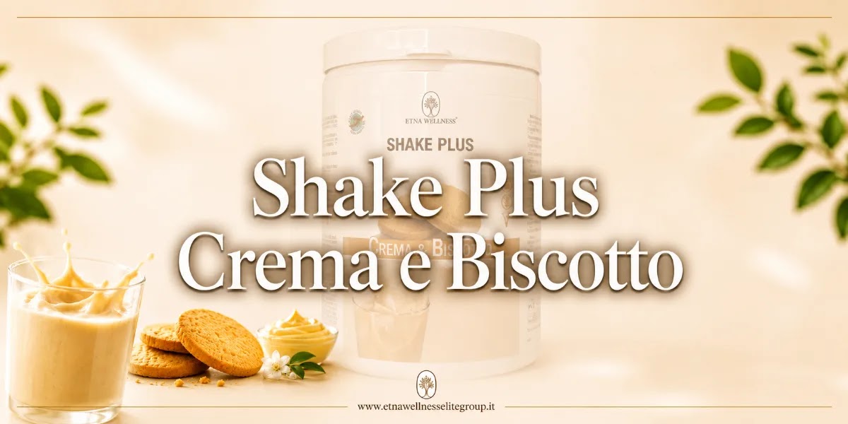 Shake Plus Crema e Biscotto Etna Wellness: prezzo, ingredienti e preparazione