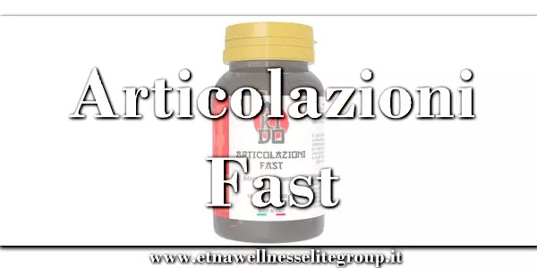 Articolazioni Fast Etna Wellness con ananas curcuma rosa canina Reishi Cordyceps e astaxantina