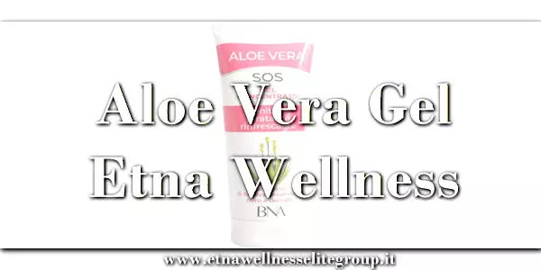 Aloe vera gel Etna Wellness SOS gel concentrato 98% lenitivo idratante rinfrescante per viso e corpo