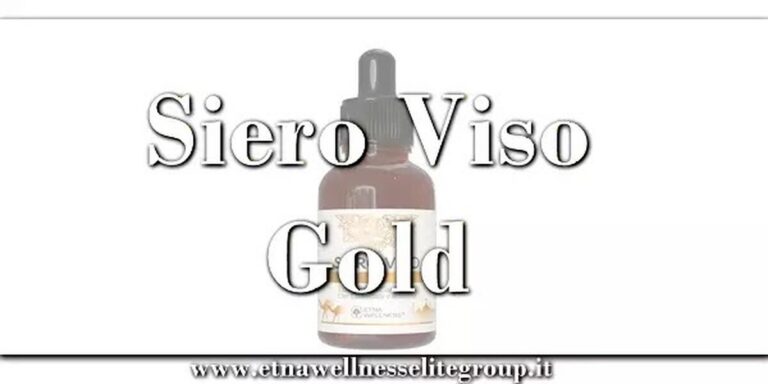 Siero viso illuminante e idratante Gold Etna Wellness Camel e Gold