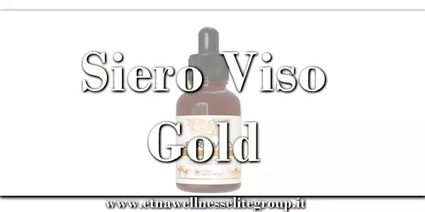 Siero viso illuminante e idratante Gold Etna Wellness Camel e Gold