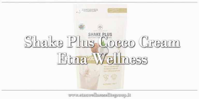 Shake Plus Cocco Cream Etna Wellness shake proteico al cocco formato 750 g