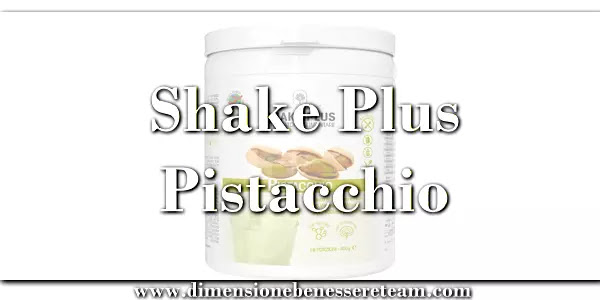 Shake Plus Pistacchio Etna Wellness, shake proteico gusto pistacchio con proteine del riso e del siero del latte