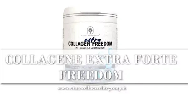 Collagen Extra Freedom Etna Wellness collagene per articolazioni con glucosamina calcio e vitamine