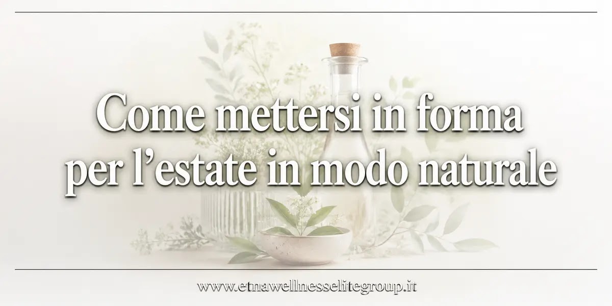 Come mettersi in forma per l’estate in modo naturale