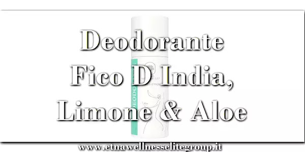 Deodorante Spray Fico d'India Etna Wellness con Aloe Vera Limone e Allume di Potassio
