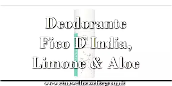Deodorante Spray Fico d'India Etna Wellness con Aloe Vera Limone e Allume di Potassio