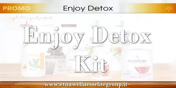 Kit Enjoy Detox Etna Wellness con aloe shake e integratori naturali