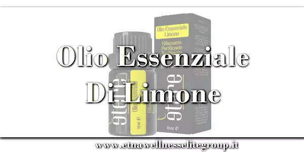 Olio essenziale di limone puro Etna Wellness formato 10 ml