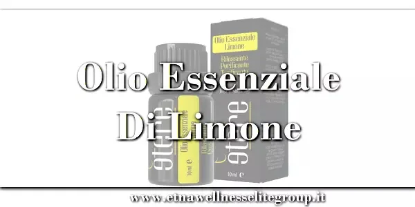 Olio essenziale di limone puro Etna Wellness formato 10 ml