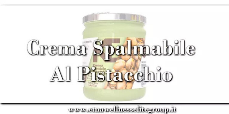 Crema Spalmabile al Pistacchio Etna Wellness KE Low Carb senza lattosio e senza olio di palma