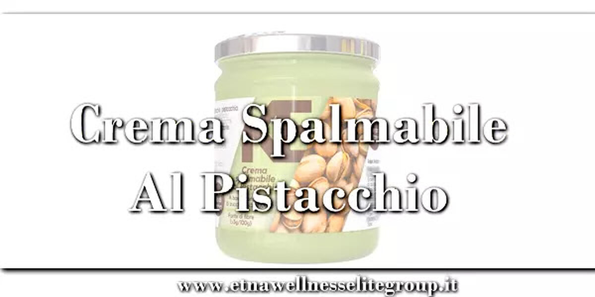 Crema Spalmabile al Pistacchio Etna Wellness KE Low Carb senza lattosio e senza olio di palma