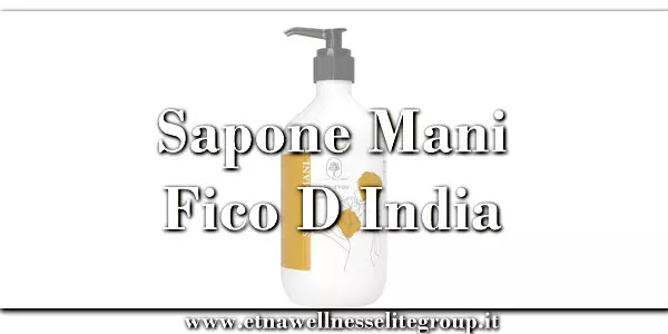 Sapone mani Fico d'India Limone e Calendula Etna Wellness