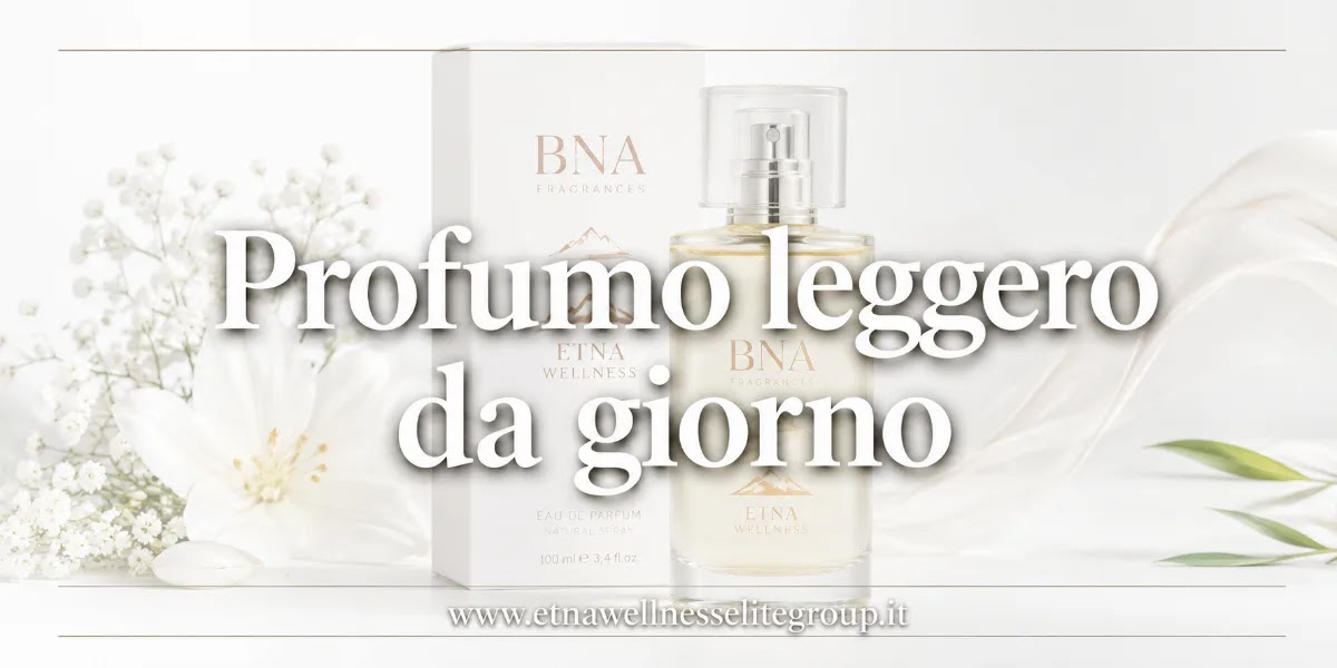 Profumo leggero da giorno per una fragranza discreta e non invadente