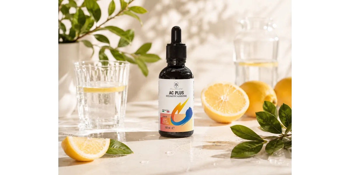 Ingredienti e freschezza della formula AC Plus con Vitamina C Taurina e Acetil L-carnitina