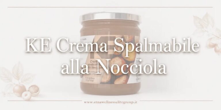Crema Spalmabile alla Nocciola KE Low Carb Etna Wellness 160 g
