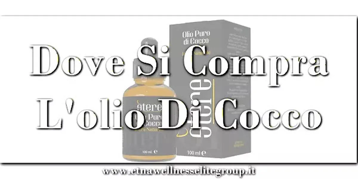 Olio di cocco per pelle e corpo Etna Wellness dove comprarlo