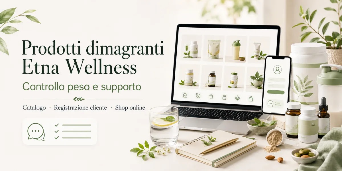 Prodotti Etna Wellness per controllo del peso, supporto e scelta consapevole