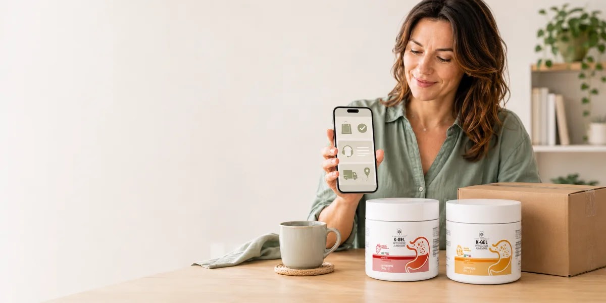 Acquisto K-Gel dallo shop ufficiale Etna Wellness con consegna tracciabile e assistenza
