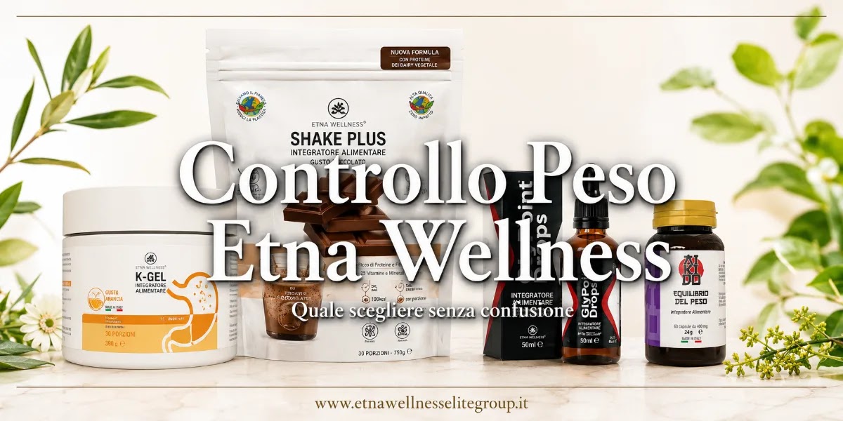 Confronto tra i principali prodotti Etna Wellness per il controllo del peso